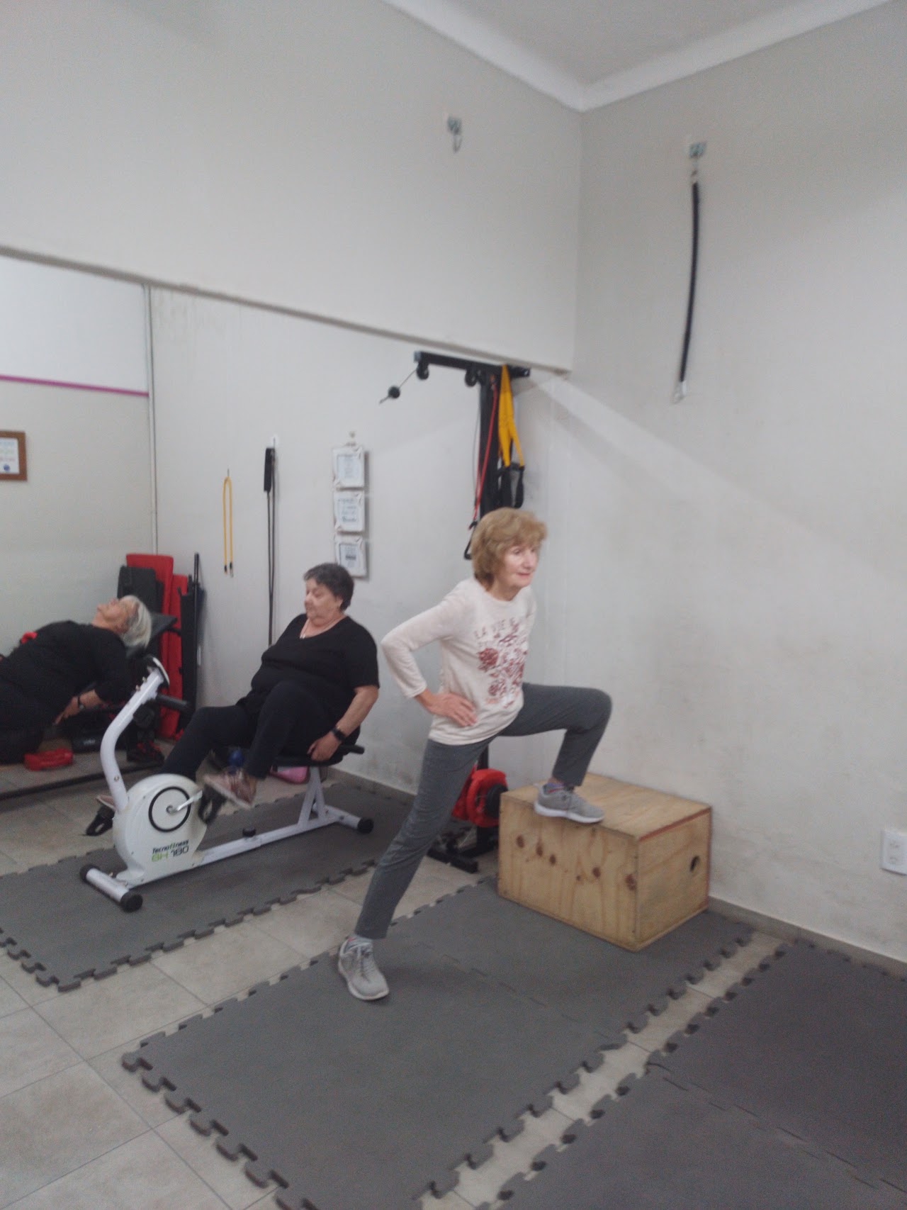 Grupo entrenando en Mas55Gym